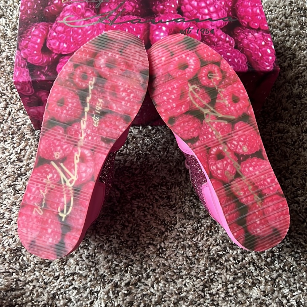 Vintage Havana pink glitter sneakers - Picture 2 of 3